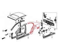 3260, крыло заднее левое, , 28 600 р., 04646-SNB-G00ZZ, Honda Motor Co., КУЗОВНЫЕ ДЕТАЛИ