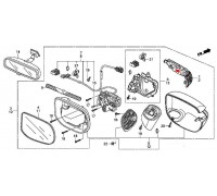 3745, поворотник в зеркало левый, , 4 140 р., 34350-SNB-013, Honda Motor Co., КУЗОВНЫЕ ДЕТАЛИ