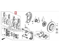 4641, колодки тормозные передние комплект, , 3 399 р., 45022-TZ5-R02, NIBK, ТОРМОЗНАЯ СИСТЕМА