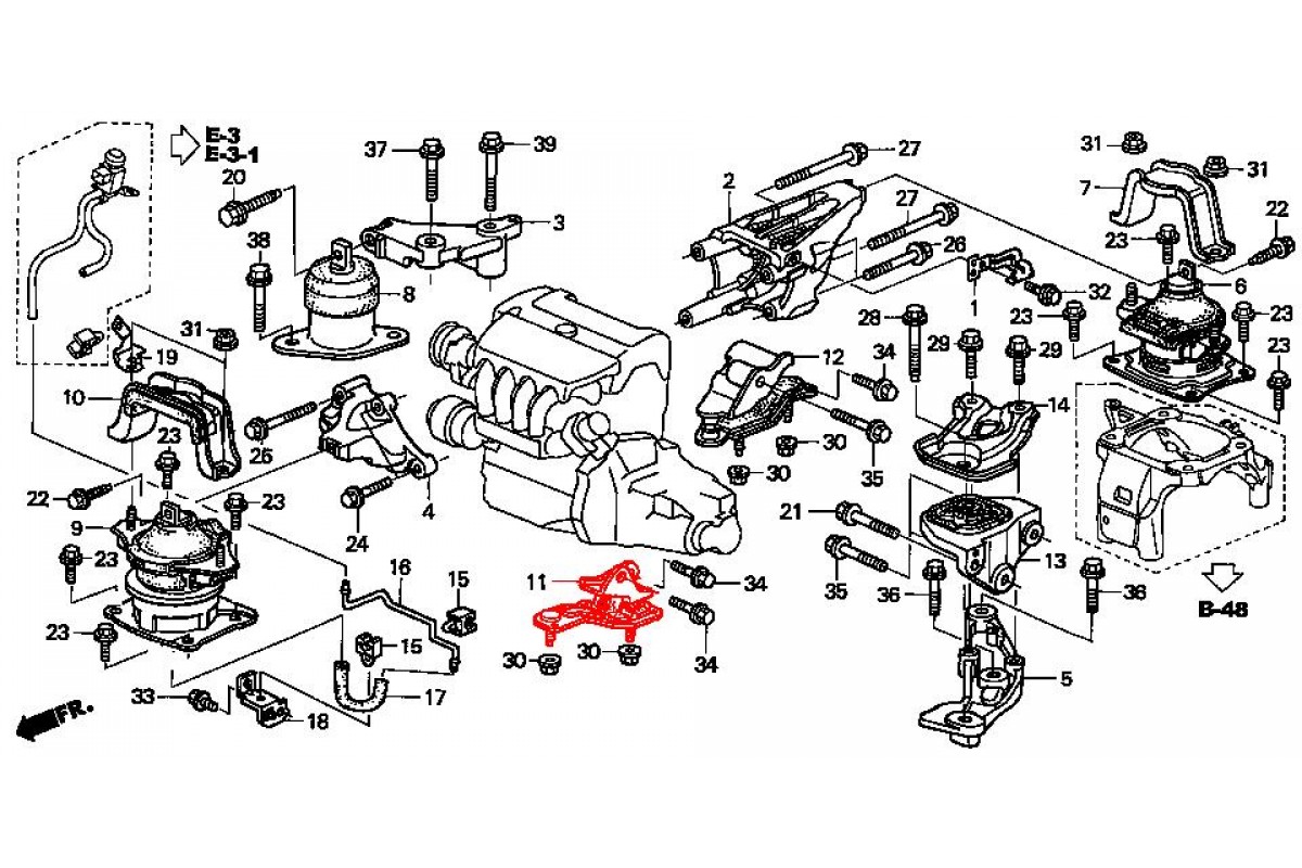 Двигатель r18a honda схема