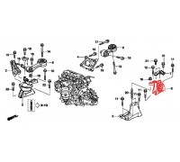 4185, подушка двигателя передняя левая AT, , 3 690 р., 50850-SNA-A82R8, FEBEST, ДЕТАЛИ ДВИГАТЕЛЯ