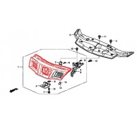 3311, решетка радиатора 09-, , 37 990 р., 71121-SMG-E51, Honda Motor Co., КУЗОВНЫЕ ДЕТАЛИ