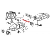 3182, эмблема на багажник , , 1 290 р., 75722-TL0-G01, Honda Motor Co., ЖЕЛЕЗО И ВНЕШНИЙ ПЛАСТИК