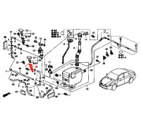 3067, форсунка омывателя левой фары 06-08, , 8 990 р., 76885-SEA-S02, Honda Motor Co., ОПТИКА